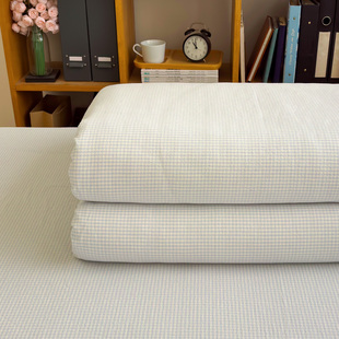 糖果兰水洗棉被套单件全棉被单160×210cm小格子宿舍纯棉被罩定制