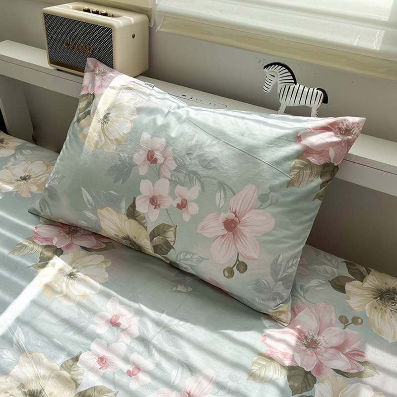 唐朝一只鱼全棉云想花裳单人枕套