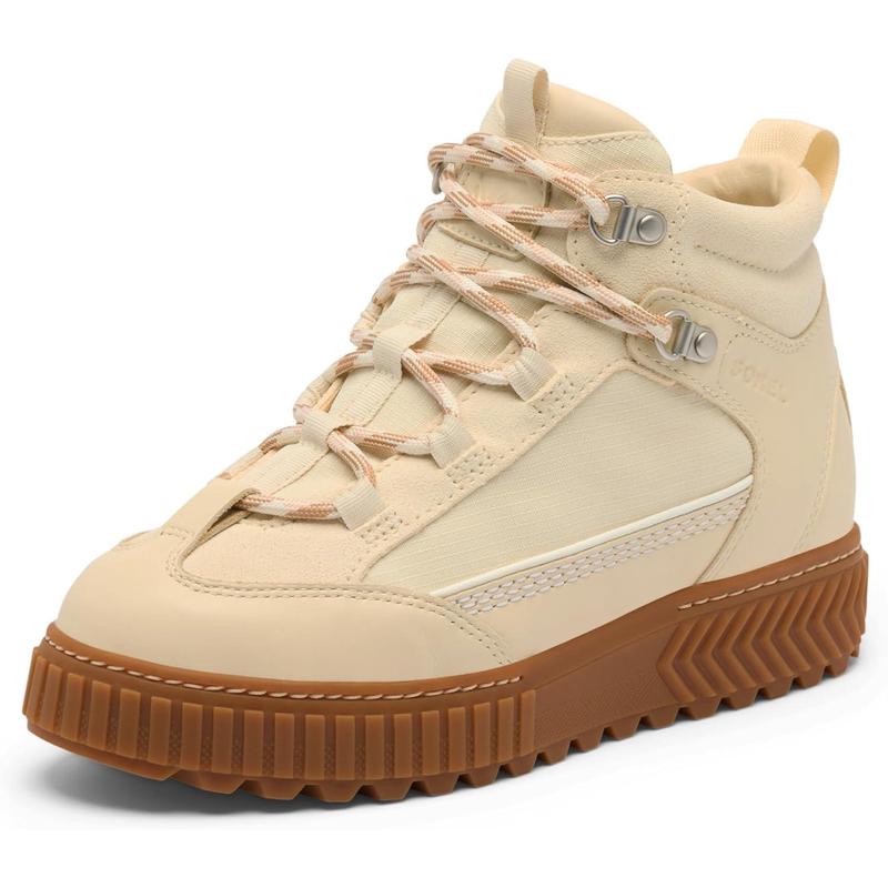 代购SOREL女士雪地靴保暖防水防滑轻便高帮系带金属扣城市出行