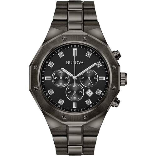 海外代购BULOVA/宝路华男士欧美腕表计时码表日历显示不锈钢表带