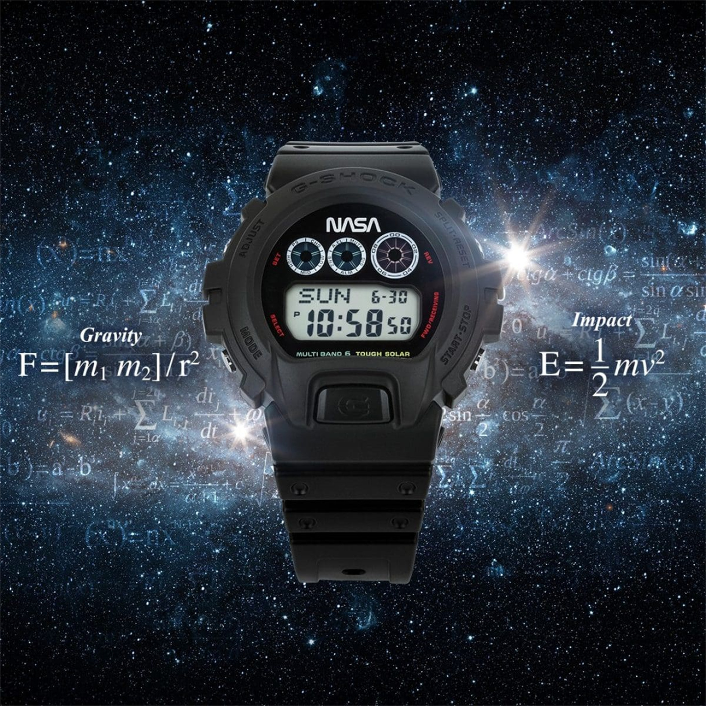 卡西欧G-Shock NASA美国航空航天局限量版男女手表GW6900NASA24-1