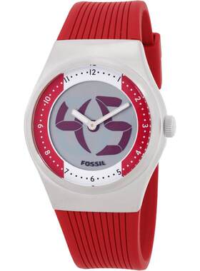 海外代购Fossil/化石男士欧美腕表精准计时耐磨镜面硅胶表带