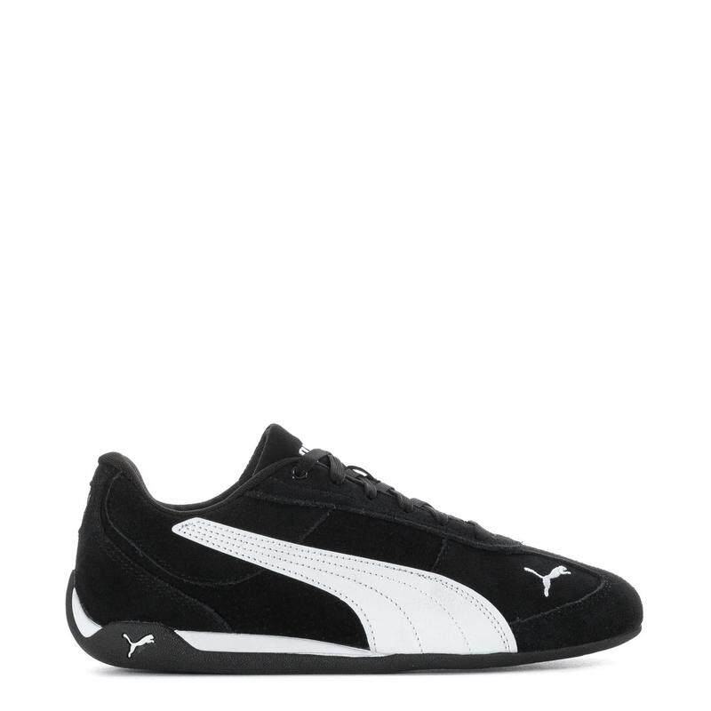 代购Puma彪马男士足球鞋轻便防滑透气贴合脚型黑色白色条纹