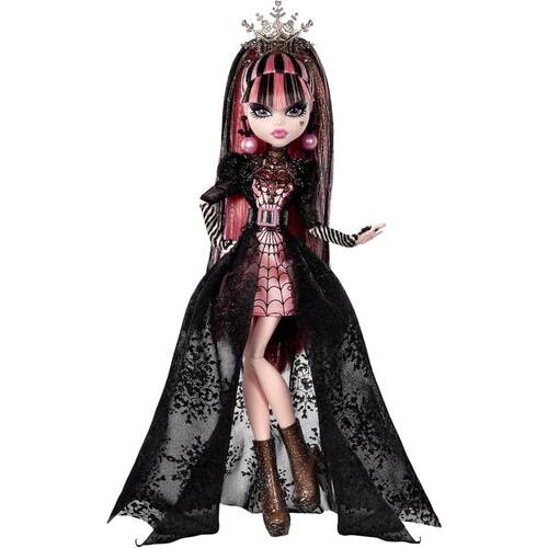 海外代购Monster High娃娃时尚换装节日限定可动关节全身礼服