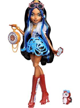 代购Monster High娃娃益智拼装塑料可动展示玩耍玩具正版科幻