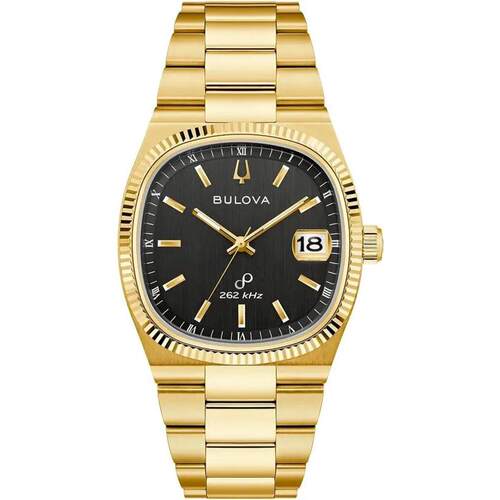 海外代购BULOVA/宝路华男士欧美腕表高频石英日历显示不锈钢表带