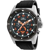 代购 Invicta男士 腕表计时日期防水秒表橡胶带钢壳大表盘夜光运动