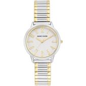 代购 ANNE KLEIN安妮克莱因女士腕表读时防刮石英扩展金属钢带