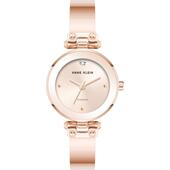 代购 ANNE KLEIN安妮克莱因女士腕表夜光计时防刮走时准金属钢带