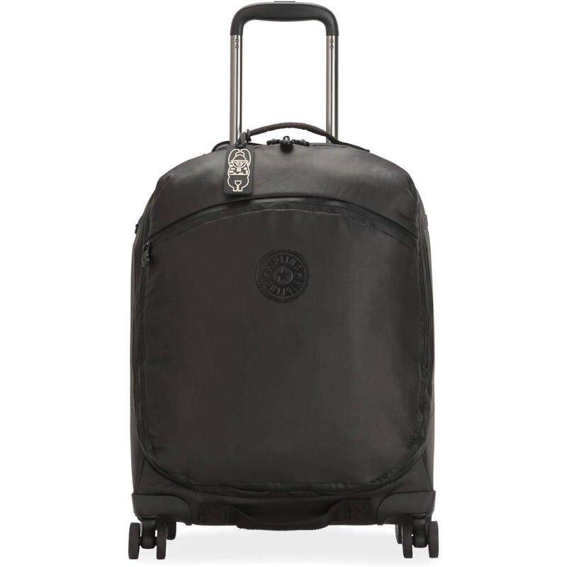 代购Kipling女士拉杆箱可拆卸背带四轮万向轮可手提可拉行黑色