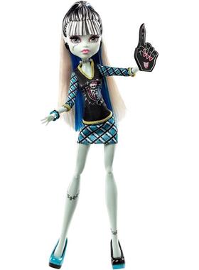 代购Monster High娃娃益智动手塑料精细展示桌面模型正版校园