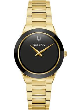 海外代购BULOVA/宝路华女士手表欧美腕表双针显示蓝宝石镜面
