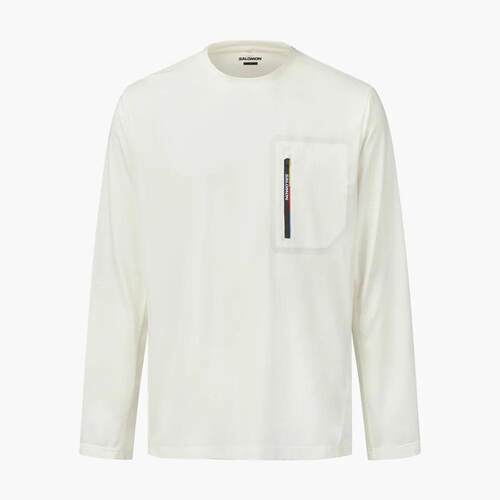 代购SALOMON萨洛蒙男士长袖T恤透气快干轻便耐磨100聚酯纤维