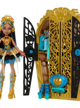 代购Monster High娃娃拼装益智塑料精细桌面展示玩具爆款奇幻