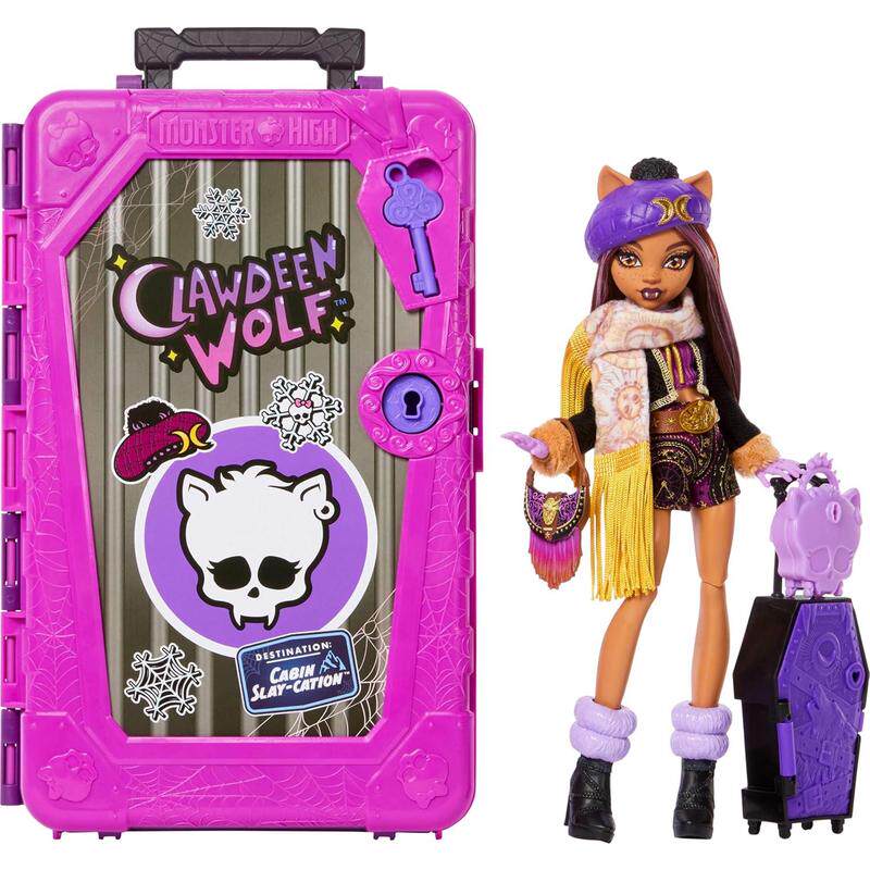 海外代购Monster High着替换装搭配钥匙解锁多件套装可收纳