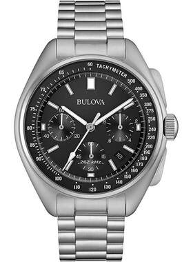 海外代购BULOVA/宝路华男士欧美腕表计时码表测速仪钢带