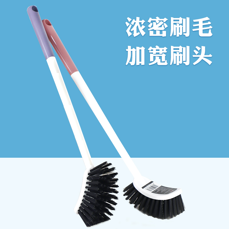 佳一马桶刷长柄方头硬毛强力去污