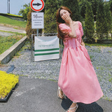 【5折清仓】当季新款H系列专柜温柔淑女连衣裙花溪2024夏季，女装连衣裙，浙宝199