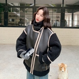 199-W83-P185-控288【好款现货】皮毛一体羊羔毛大卖，女装短外套，浙宝199