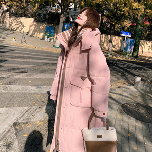 长款羽绒服女冬季2024新款国风情侣款高级感超好看男款小个子加厚图片