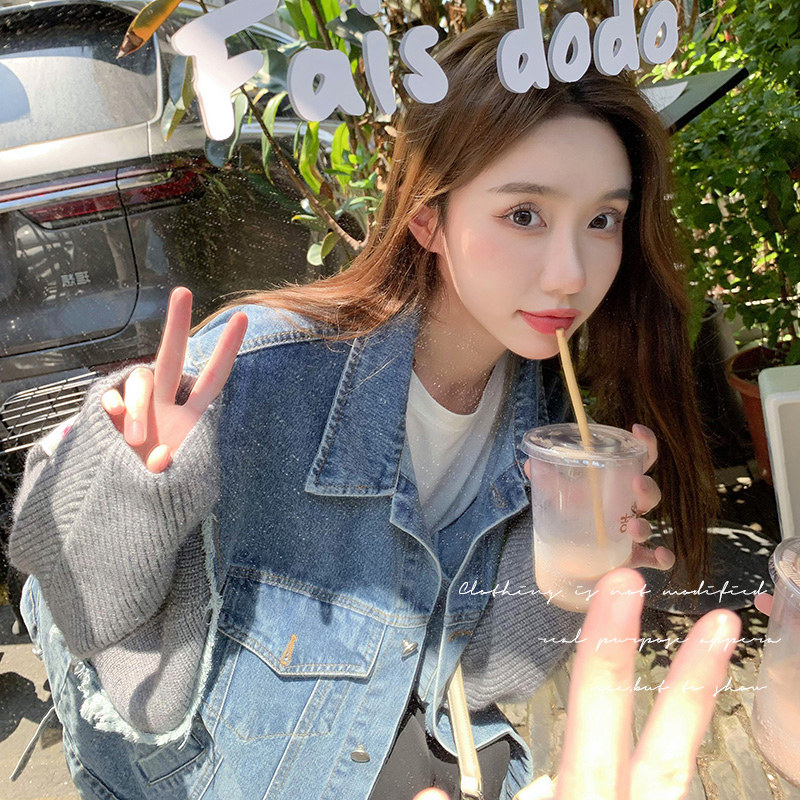 波拉bora韩国童装女童牛仔衣时尚2025新款儿童春装外套男童中大童,女装短外套,浙宝199