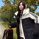 运动休闲棉衣【冬装现货】超减龄学院棉服199-D360-P195-控278，女装棉衣/棉服，浙宝199