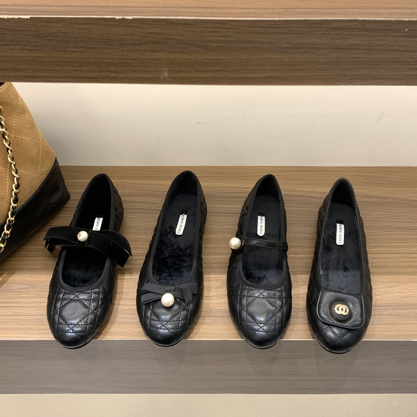 玛丽珍毛毛鞋晚晚风棉鞋