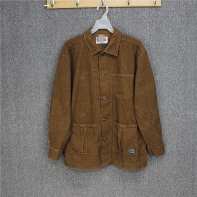 彬彬家~日本单贵牌硬货略宽松夹克工装风外套条绒休闲服上衣