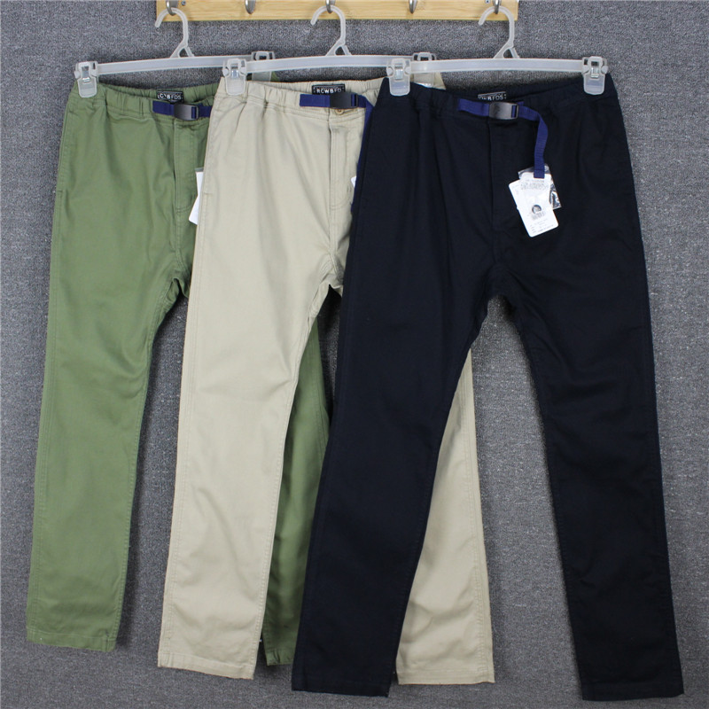 彬彬家~日本小众户外卡扣攀岩裤高腰弹力略修身直筒徒步休闲长裤
