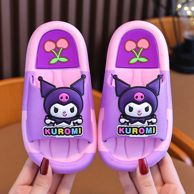 库洛米儿童拖鞋女童夏季新款2024女孩子可爱公主拖鞋三丽鸥