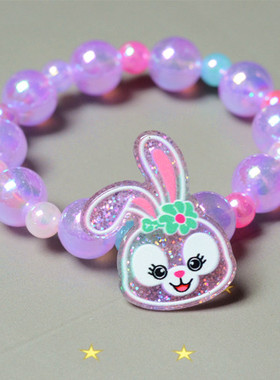 出口订单可爱女童新款兔子手链