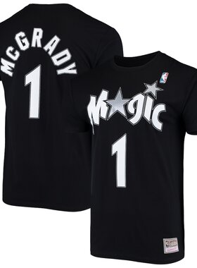 美国代购Mitchell & Ness魔术队麦迪T恤球员短袖1号McGrady
