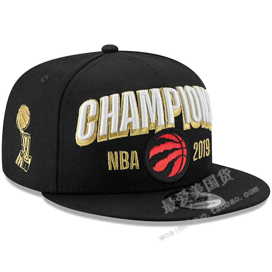 美国代购New Era多伦多猛龙队2019 NBA冠军棒球帽颁奖帽子