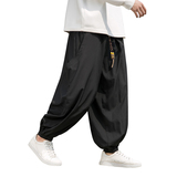 潮机能工装大口袋G冰丝长裤阔腿束脚灯笼裤男K123-P65控88，男装工装外套，电商A005