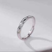 A pair of simulated fake diamond rings for a couple's wedding, adjustable rings with a movable mouth, and props for wedding photo ceremonies thumbnail 4