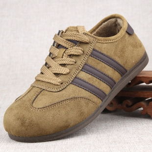 舒适二棉老北京布鞋 加绒女棉鞋 时尚 休闲鞋 25年冬季 复古德训鞋 新款