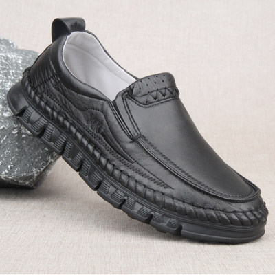 春秋季男单鞋老北京商务休闲鞋
