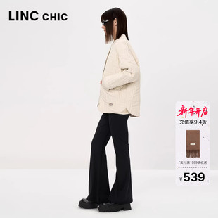 中长款 新款 绗缝羽绒服女外套2009Y 秋季 LINC金羽杰轻薄羽绒服女款