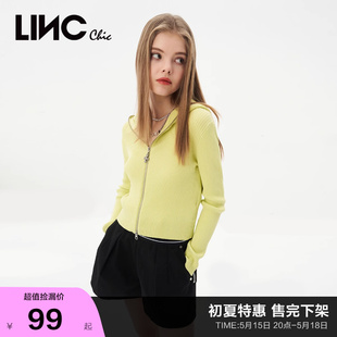 LINCCHIC金羽杰针织衫 针织开衫 针织合集 外套女春夏S231SW167Y