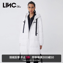 机能感中长款 LINCCHIC金羽杰羽绒服女反季 Y21808214 羽绒服女冬季