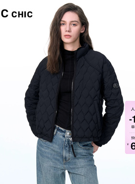 LINCCHIC金羽杰轻薄羽绒服女新款立领羽绒服短款轻薄羽绒外套1092