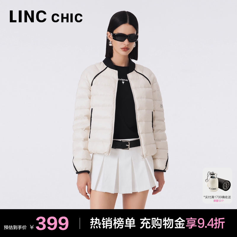 LINC机能感轻薄短款羽绒服
