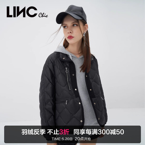 LINCCHIC金羽杰羽绒服轻薄短款羽绒服女反季夹克外套女Y22801089