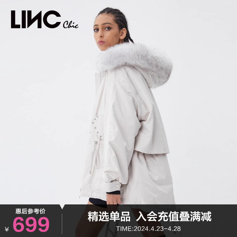 金羽杰linc新款女式轻奢风羽绒服