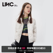 羽绒服女冬季 外套Y22801132 LINCCHIC金羽杰羽绒服女简约轻薄短款