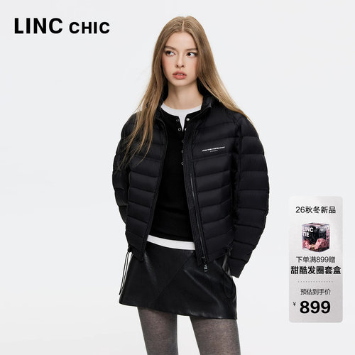 轻运动风格立领羽绒夹克