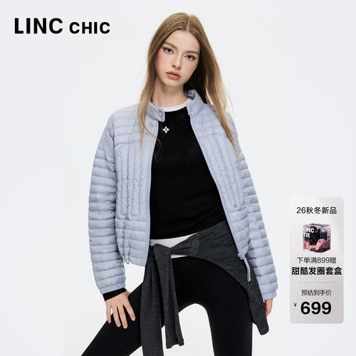 机能感轻暖排骨羽绒服