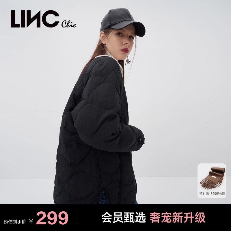 LINC金羽杰棉感轻暖羽绒服