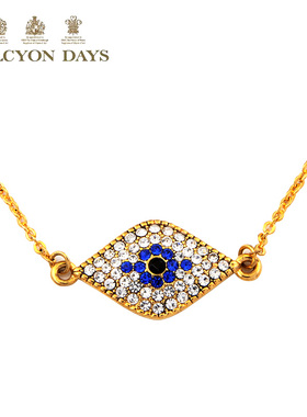 Halcyon Days恶魔之眼吊坠女款百搭简约高级感轻奢小众生日礼物