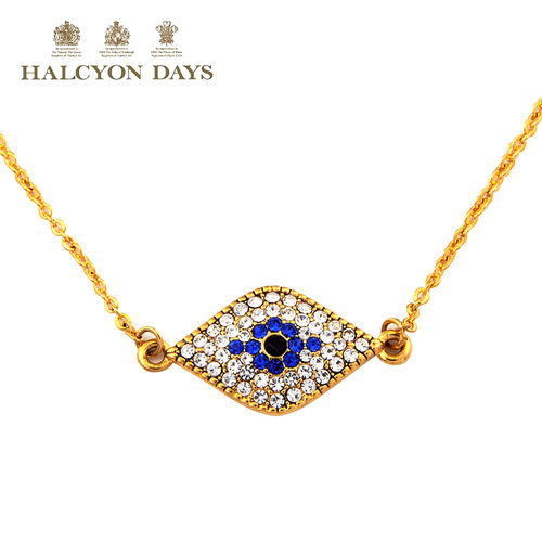 Halcyon Days恶魔之眼吊坠女款百搭简约高级感轻奢小众生日礼物